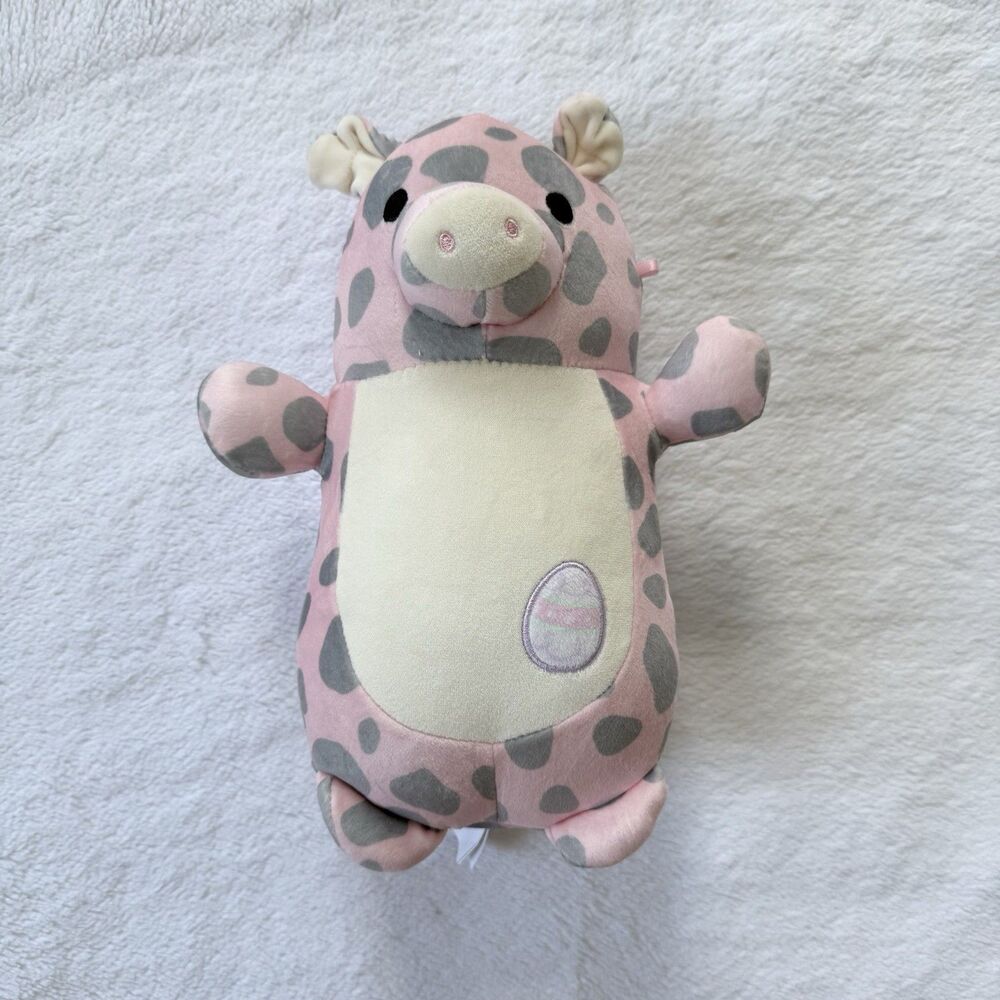 Squishmallows 10" Easter HugMees Aquitaine the Pig Stuffed Animal Plush